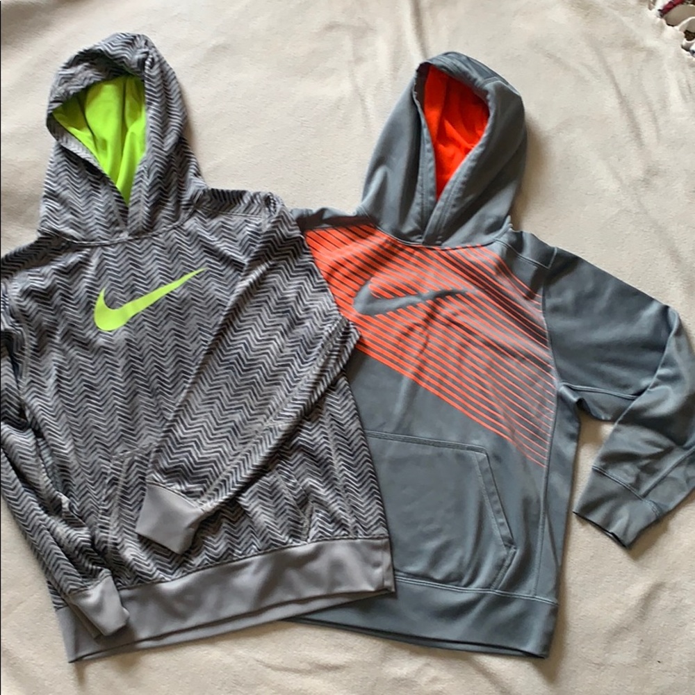 SET OF (2) Boys’ Nike Hoodies Size L